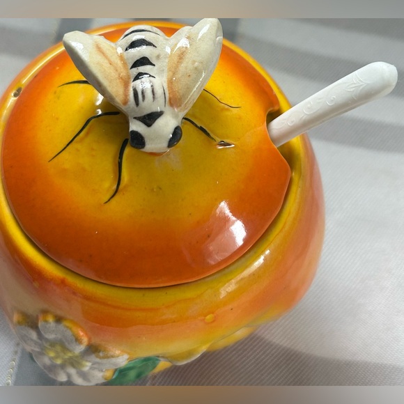 VINTAGE CERAMIC JAM JAR - Picture 6 of 9